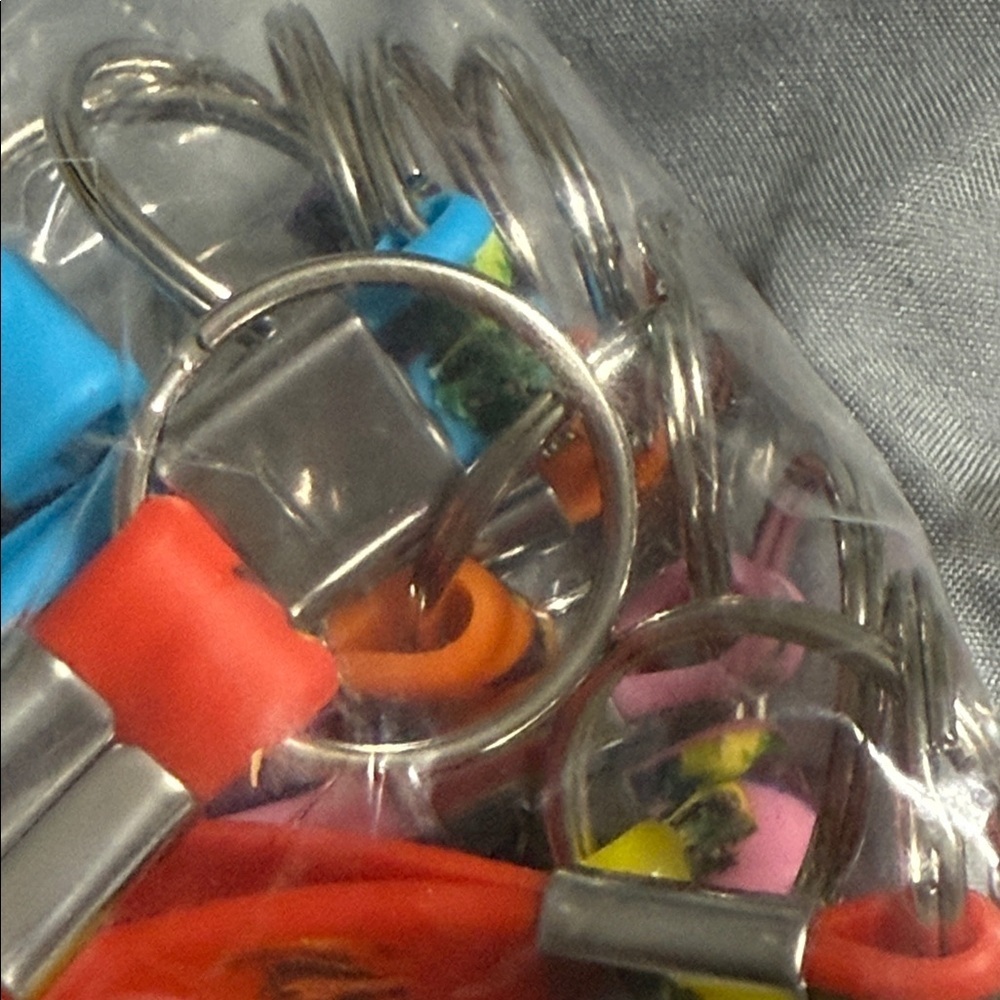 Colorful Keychains and Stickers Set - Picture 4 of 6